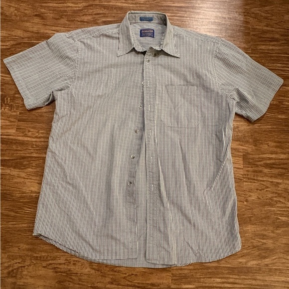Pendleton Other - Cotton Pendleton L plaid button down shirt short sleeve pocket classic comfort